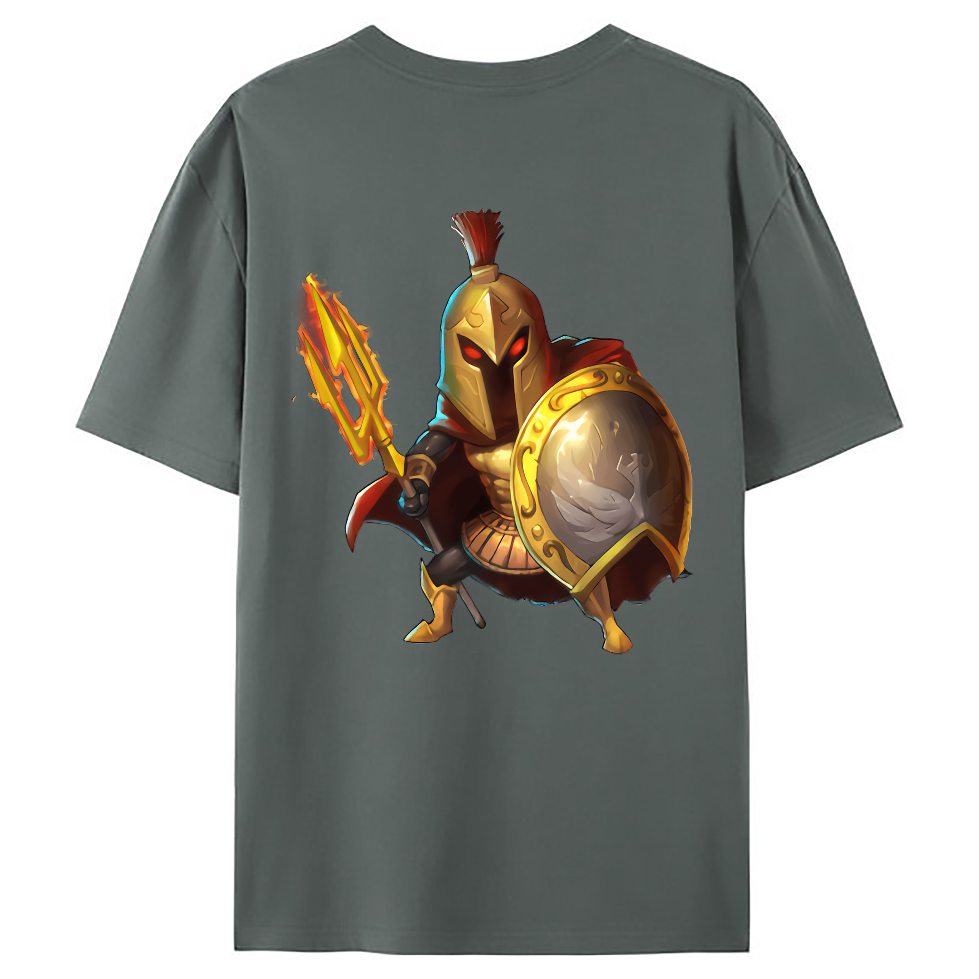 （画像用） リーグ・オブ・レジェンド League of Legends LOL 綿100％ メンズ半袖Tシャツ（バックプリント） 通気性
